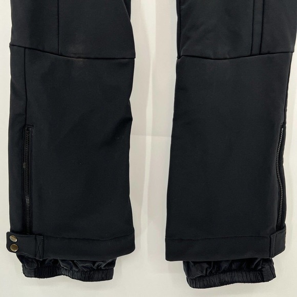 Obermeyer Black Ski/Snowboard Pants Loop Snap Closure Zip Pockets Women's Size 4 - Picture 3 of 8
